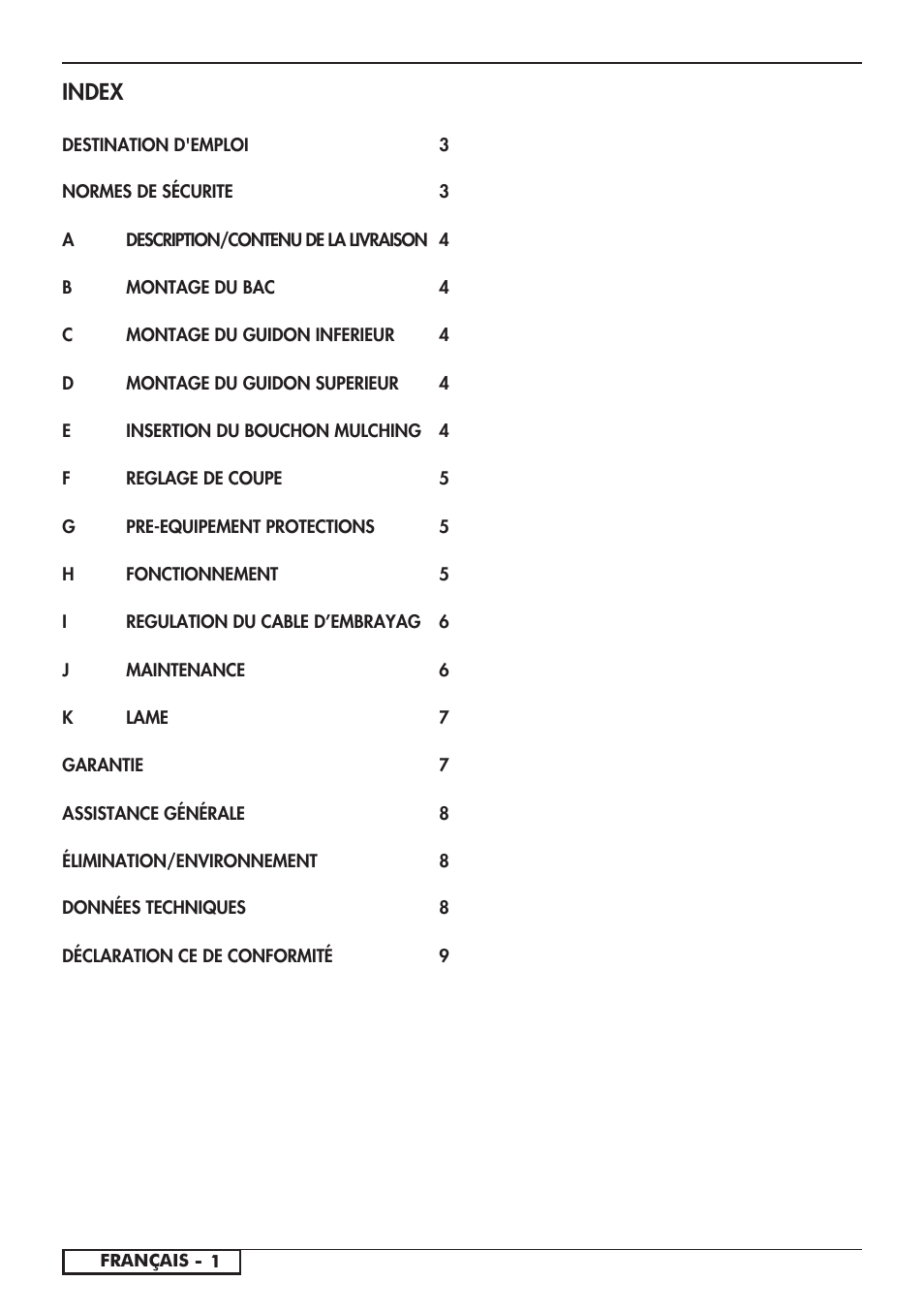 Index | Florabest FBM 575 A1 User Manual | Page 12 / 46