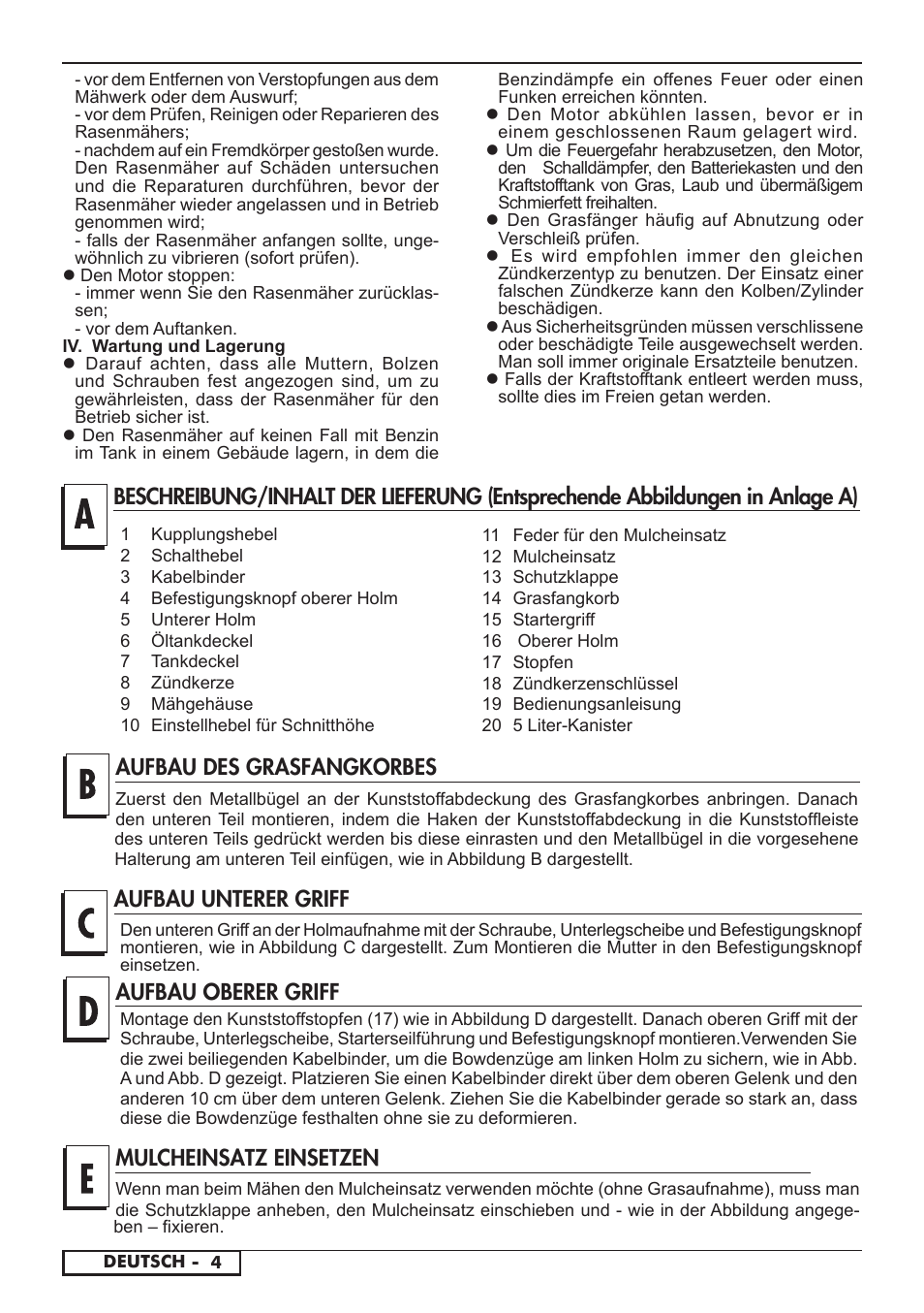 Florabest FBM 575 A1 User Manual | Page 6 / 46