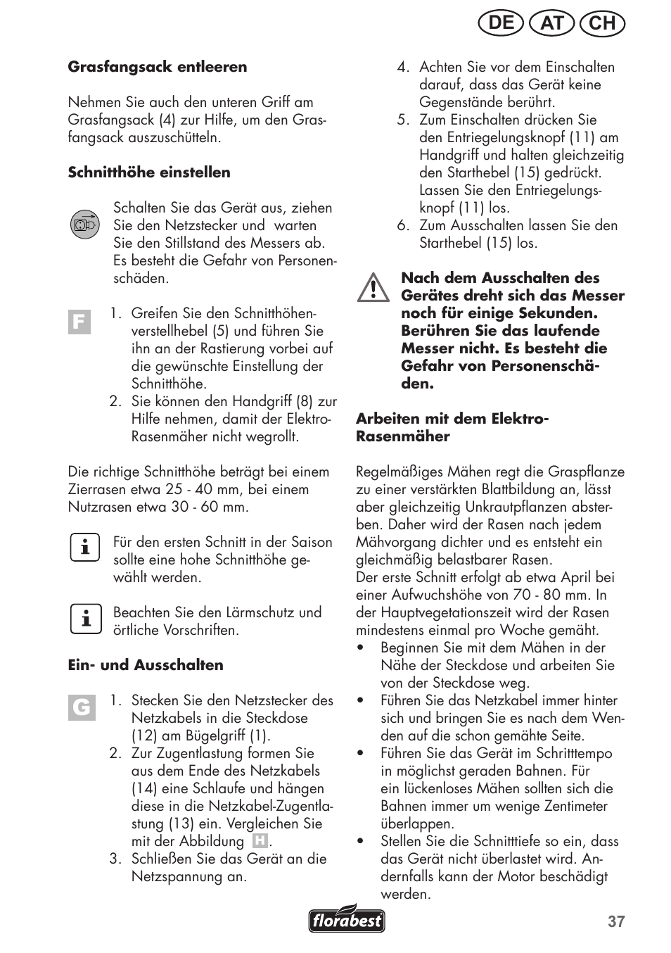 Ch at de | Florabest FRM 1800 A1 User Manual | Page 37 / 60