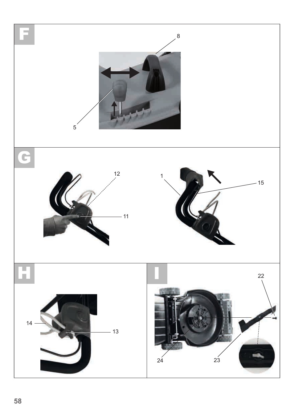 Ih g | Florabest FRM 1800 A1 User Manual | Page 58 / 60