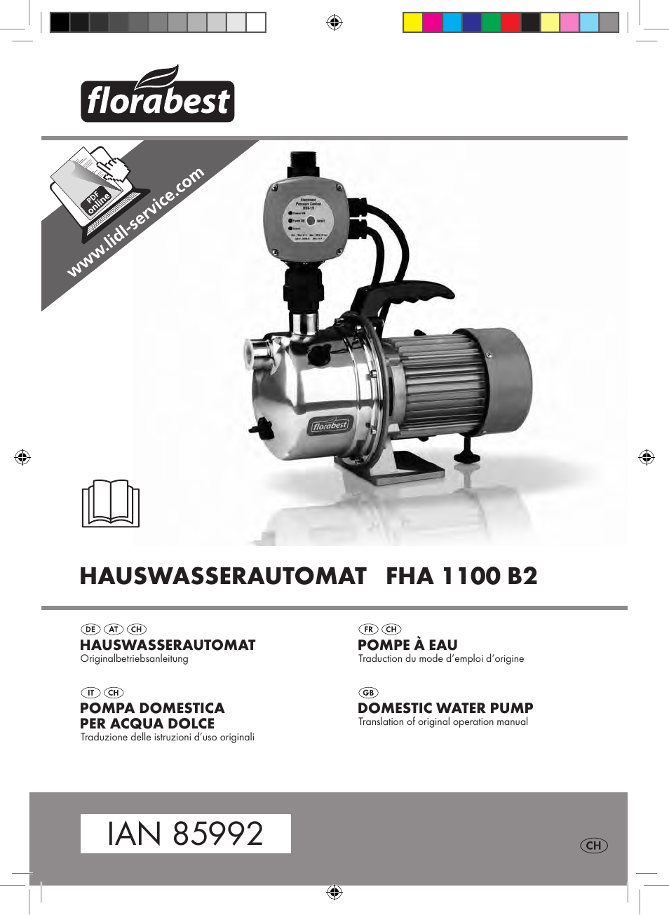 Florabest FHa 1100 B2 User Manual | 48 pages