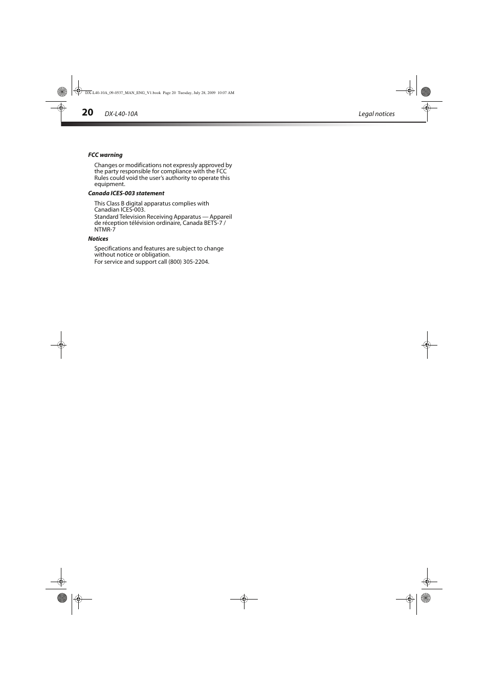 Dynex DX-L40-10A User Manual | Page 23 / 28