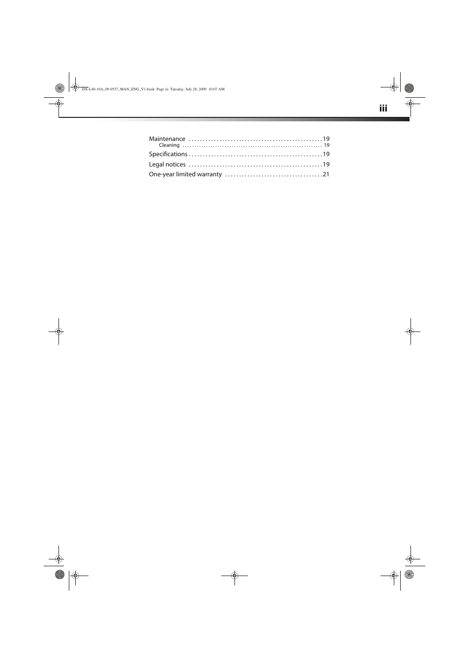 Dynex DX-L40-10A User Manual | Page 3 / 28