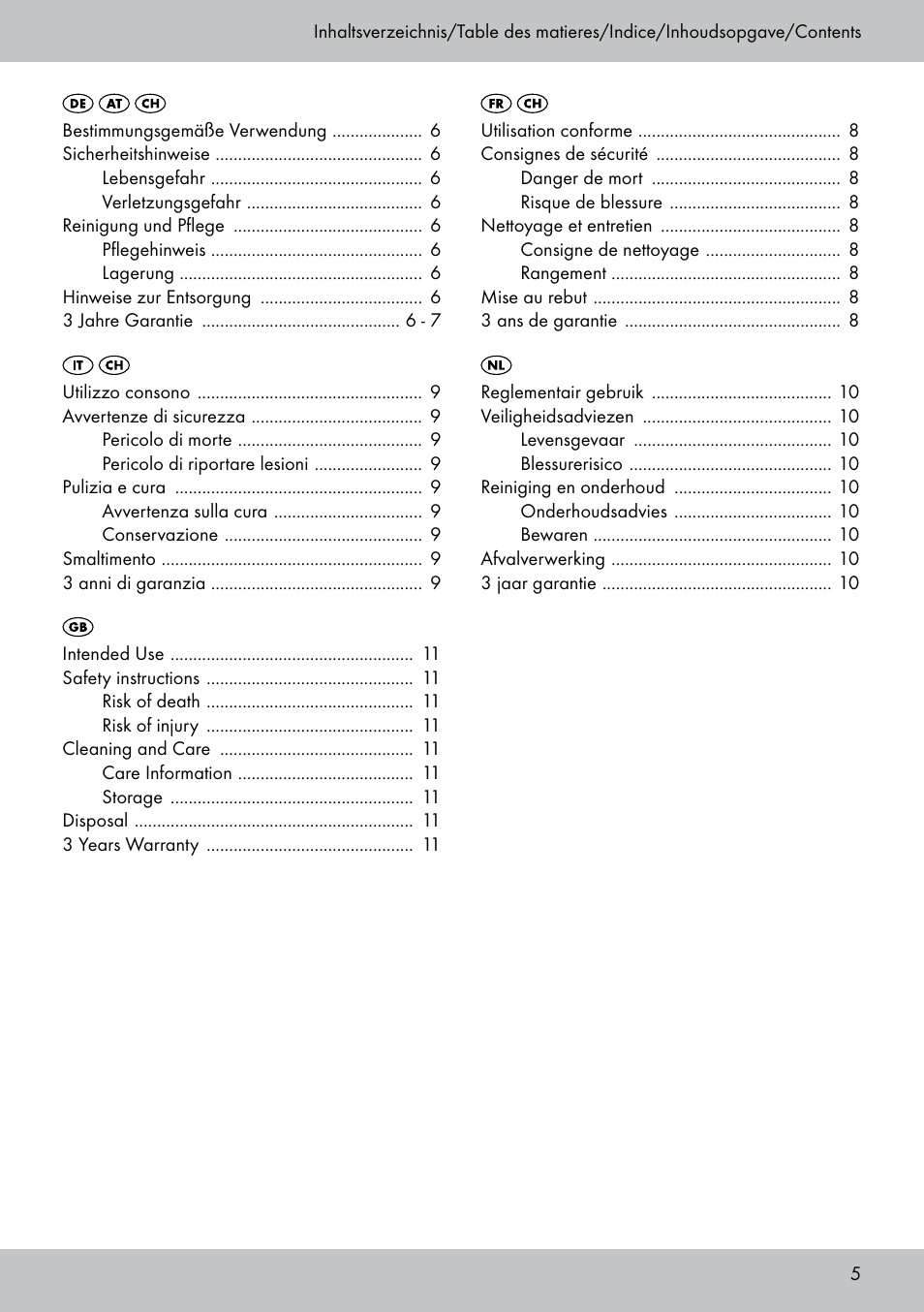 Florabest ST-1582 User Manual | Page 5 / 12
