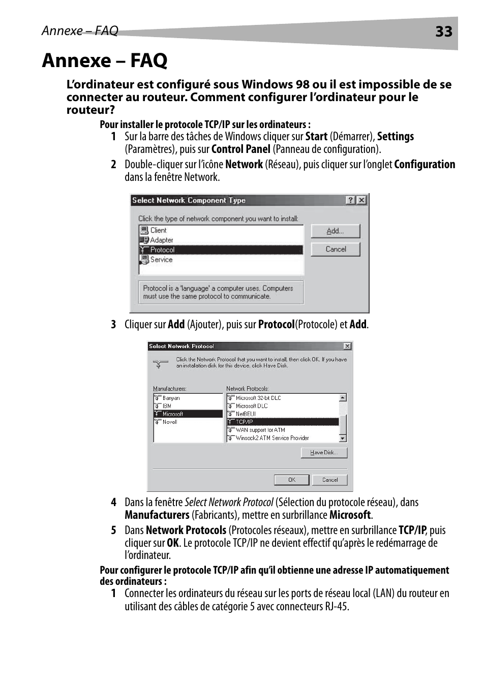 Annexe - faq, Annexe – faq | Dynex DX-E402 User Manual | Page 33 / 71