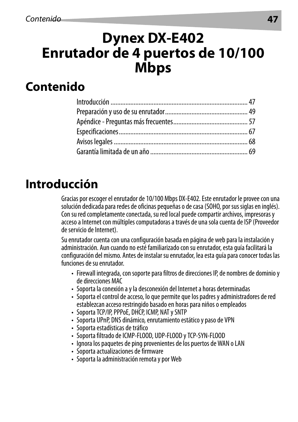 Dynex DX-E402 User Manual | Page 47 / 71