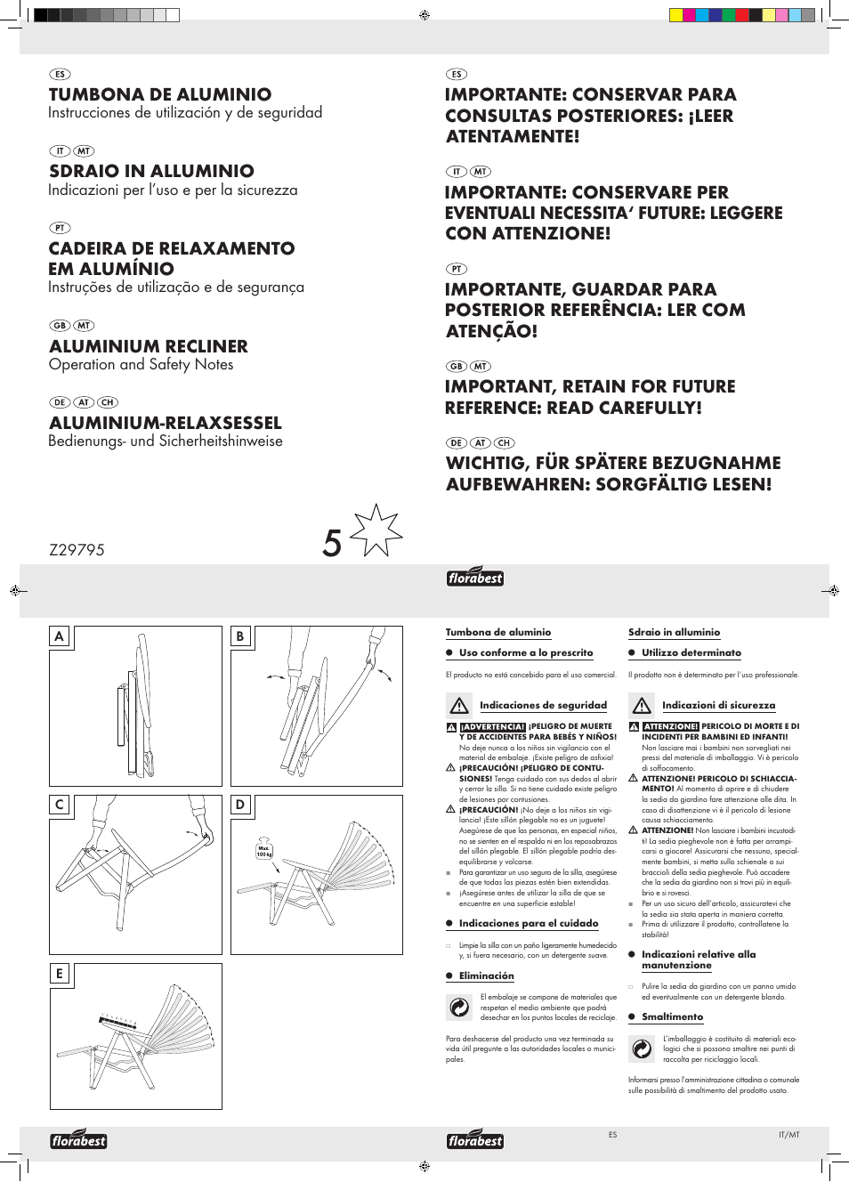 Florabest Z29795 User Manual | 2 pages