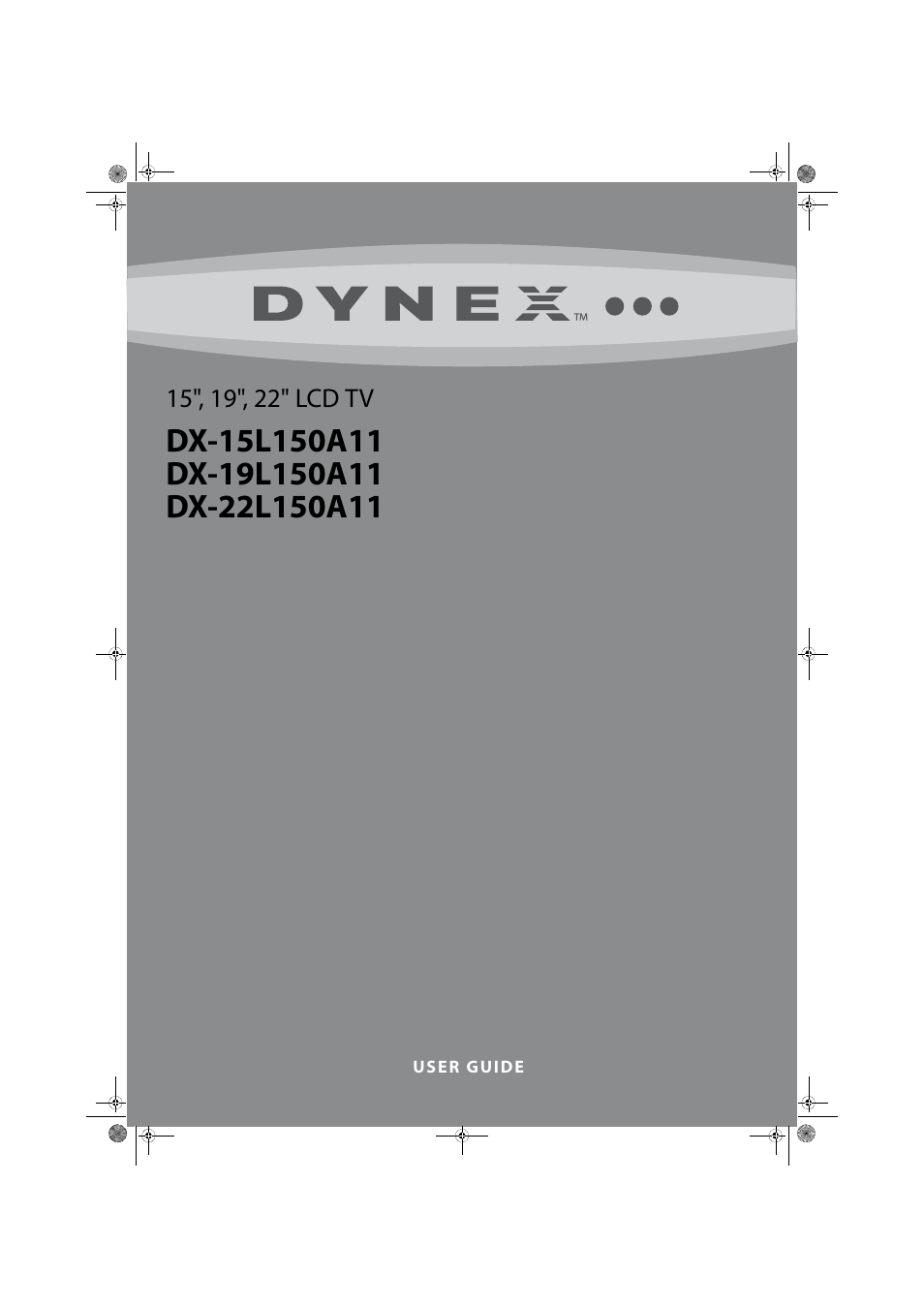 Dynex DX-22L150A11 User Manual | 36 pages