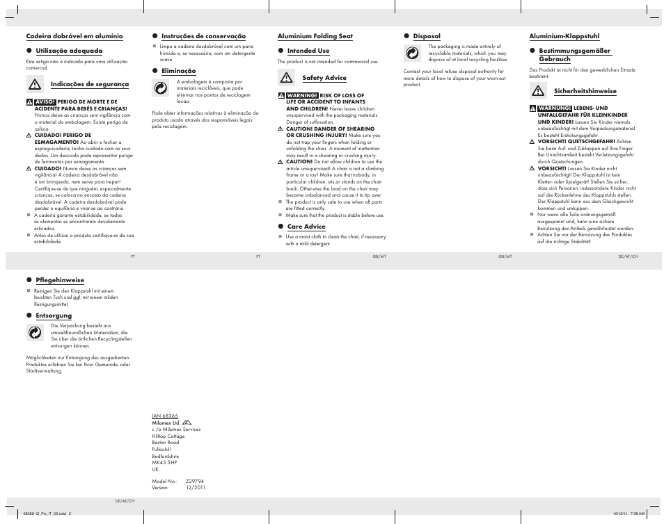 Florabest Z29794 User Manual | Page 2 / 2