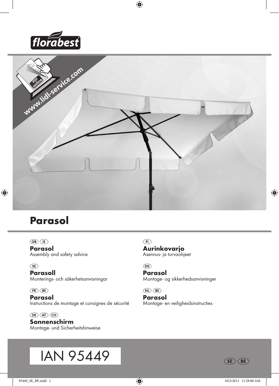 Florabest Z31806A/ Z31806B/ Z31806C User Manual | 27 pages