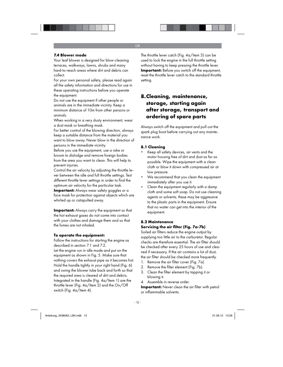 Florabest FBLB 33 A1 User Manual | Page 12 / 62
