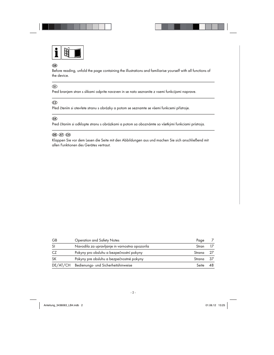 F a c | Florabest FBLB 33 A1 User Manual | Page 2 / 62
