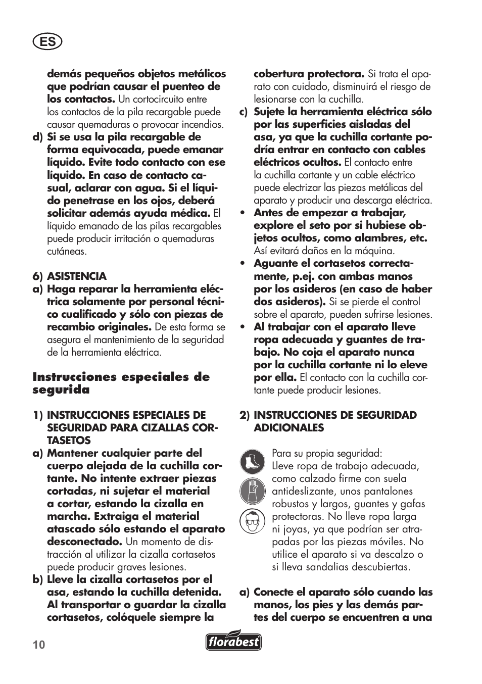 Florabest FGS 72 A1 User Manual | Page 10 / 88