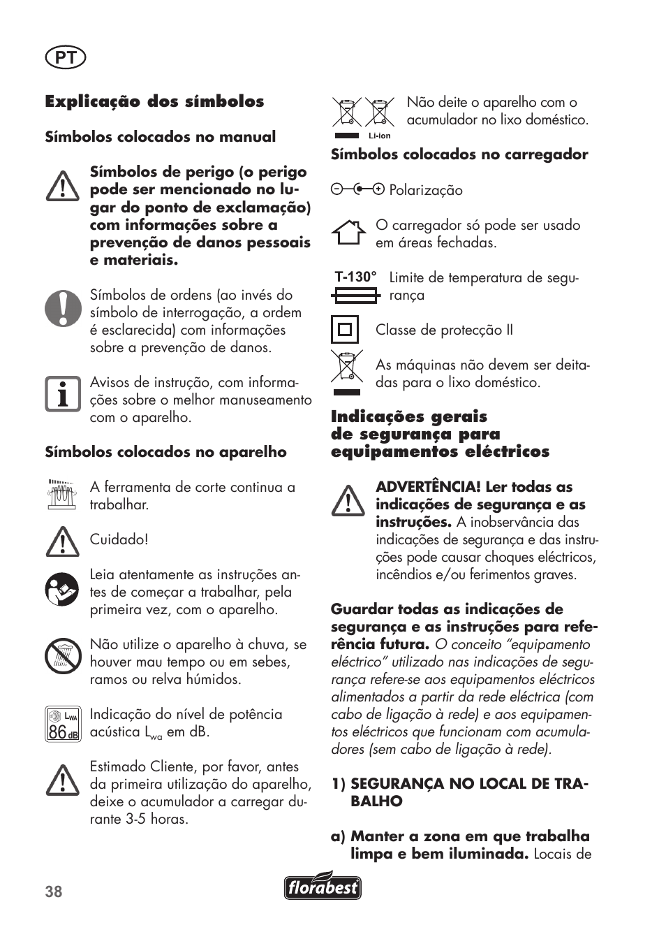 Florabest FGS 72 A1 User Manual | Page 38 / 88