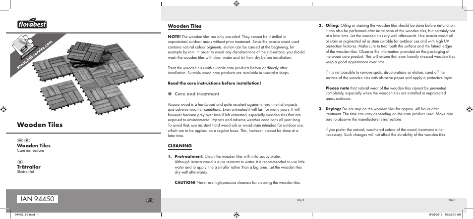 Florabest Z31747 User Manual | 2 pages