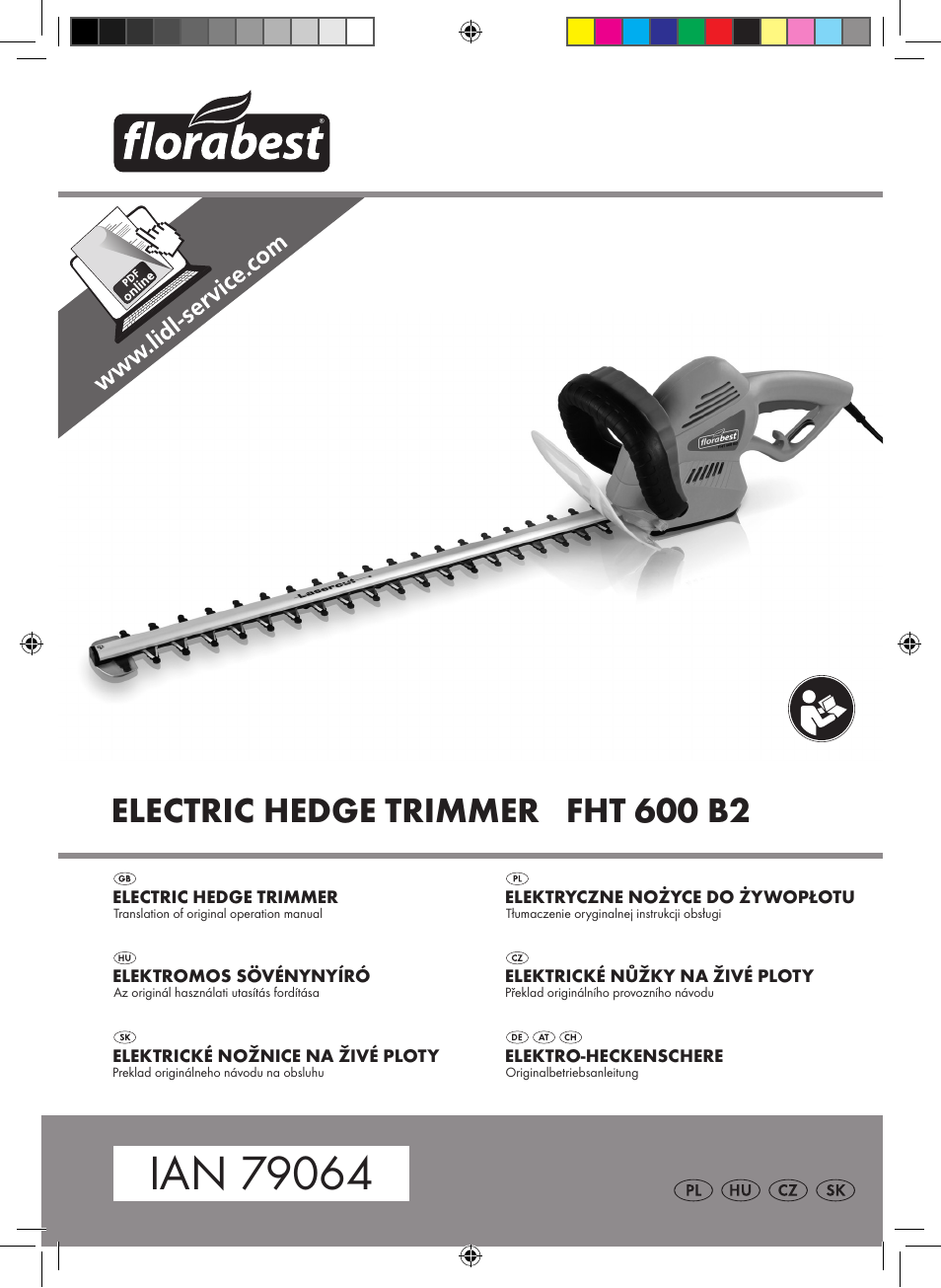 Florabest FHT 600 B2 User Manual | 78 pages