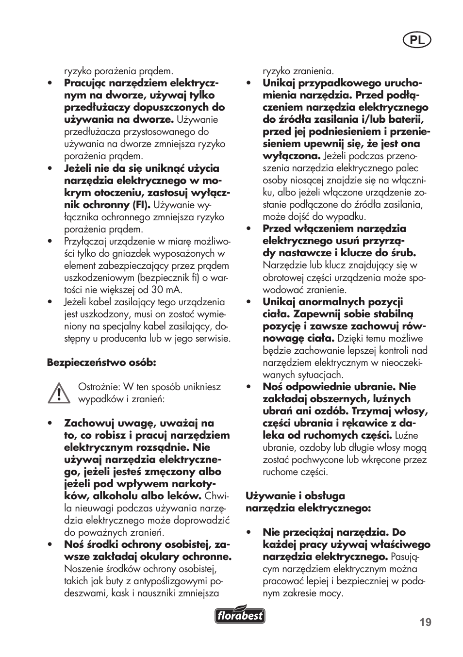 Florabest FHT 600 B2 User Manual | Page 19 / 78