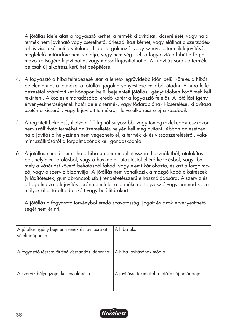 Florabest FHT 600 B2 User Manual | Page 38 / 78