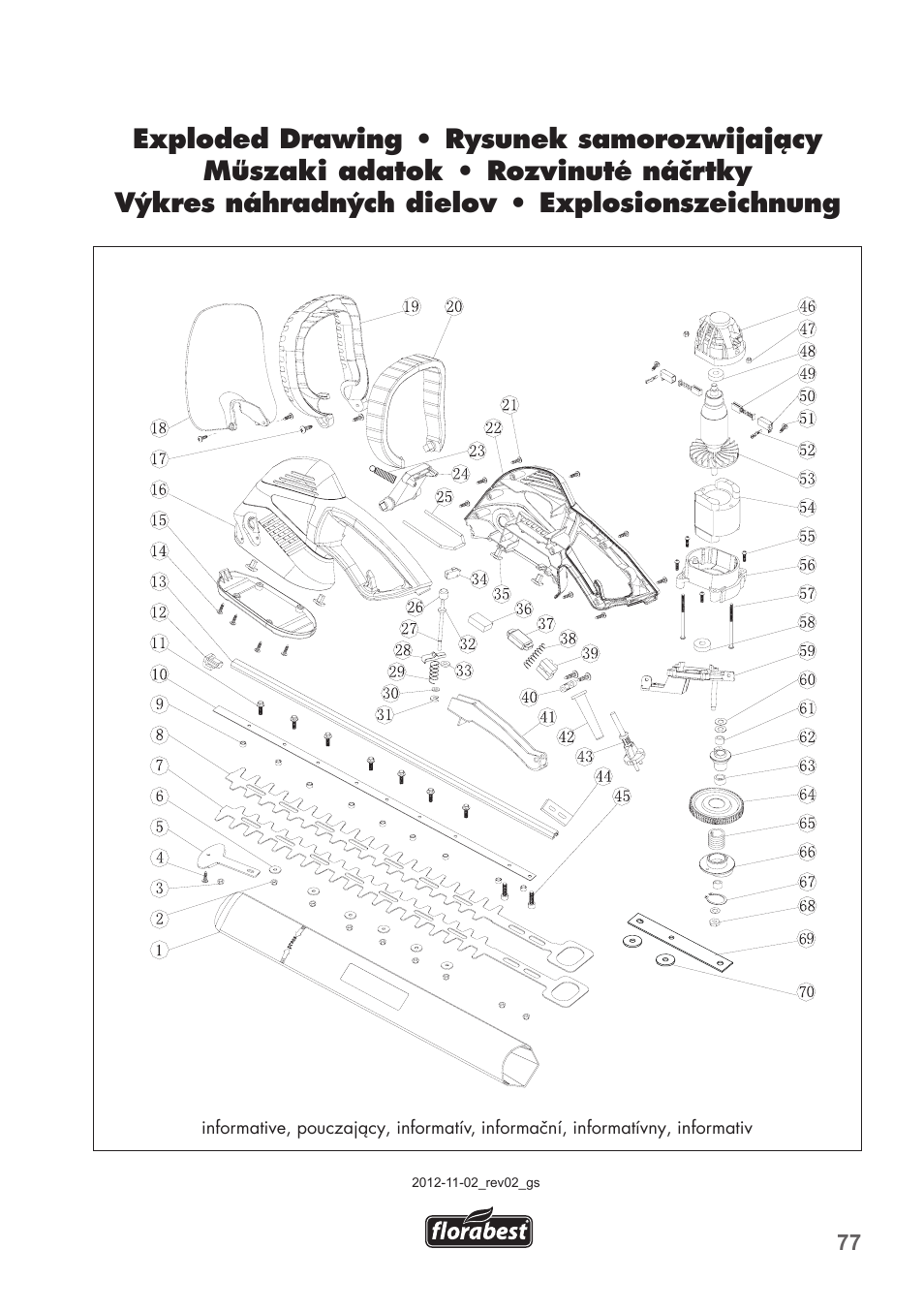 Florabest FHT 600 B2 User Manual | Page 77 / 78