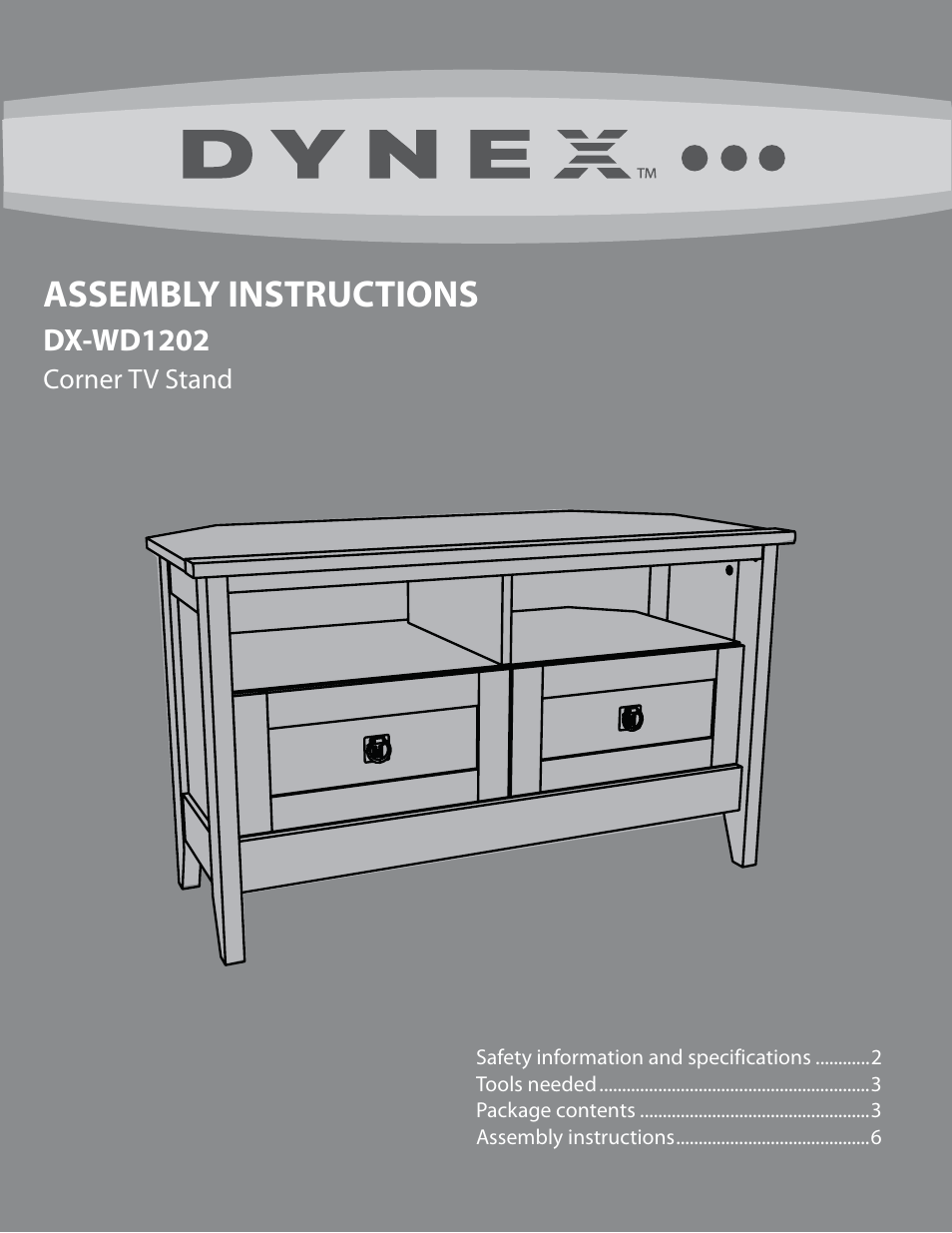 Dynex DX-WD1202 User Manual | 23 pages