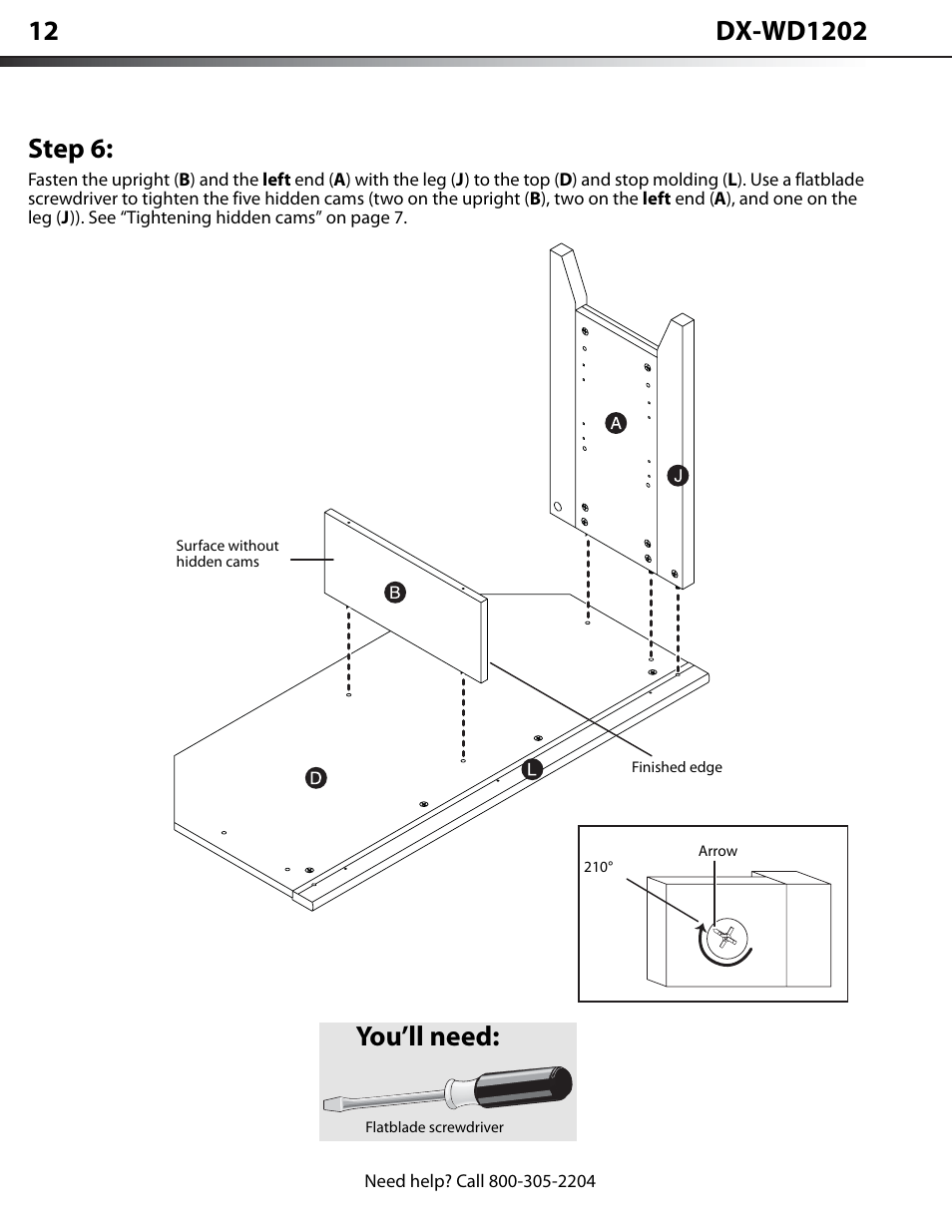 Step 6, You’ll need | Dynex DX-WD1202 User Manual | Page 12 / 23