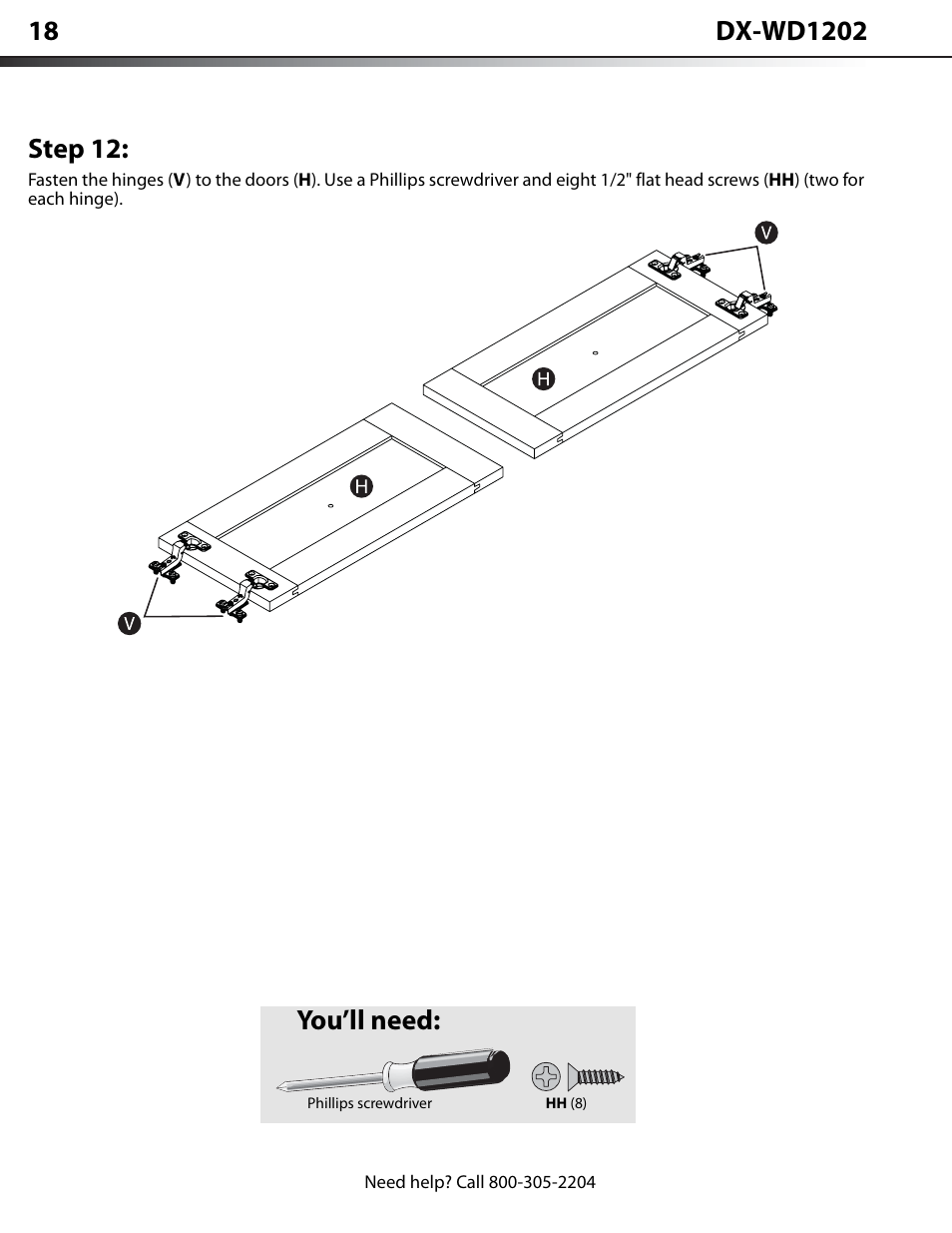 Step 12, You’ll need | Dynex DX-WD1202 User Manual | Page 18 / 23