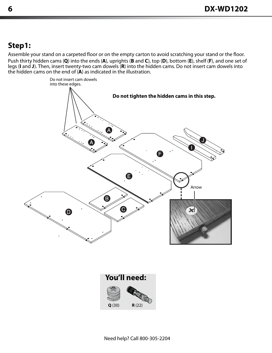 Step1, You’ll need | Dynex DX-WD1202 User Manual | Page 6 / 23
