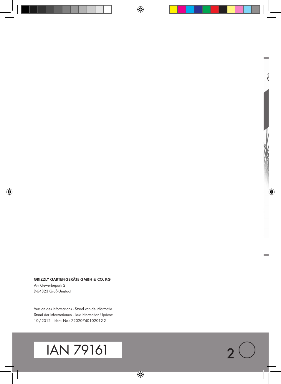 Florabest FRT 450 B2 User Manual | Page 64 / 64