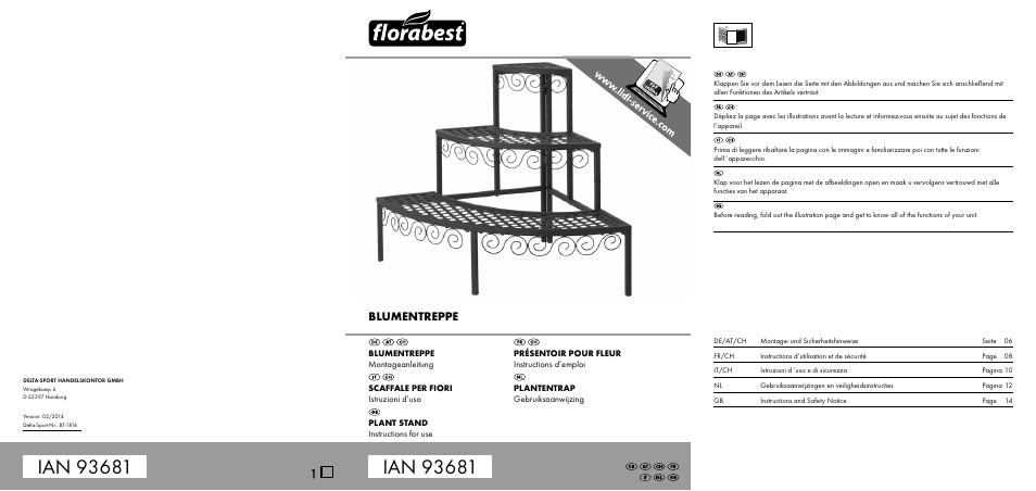 Florabest BT-1816 User Manual | 14 pages