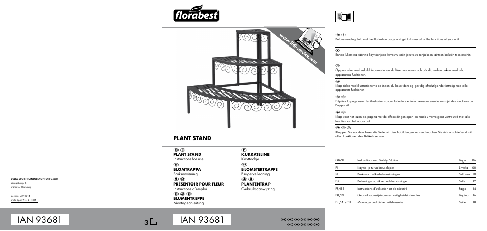 Florabest BT-1816 User Manual | 18 pages
