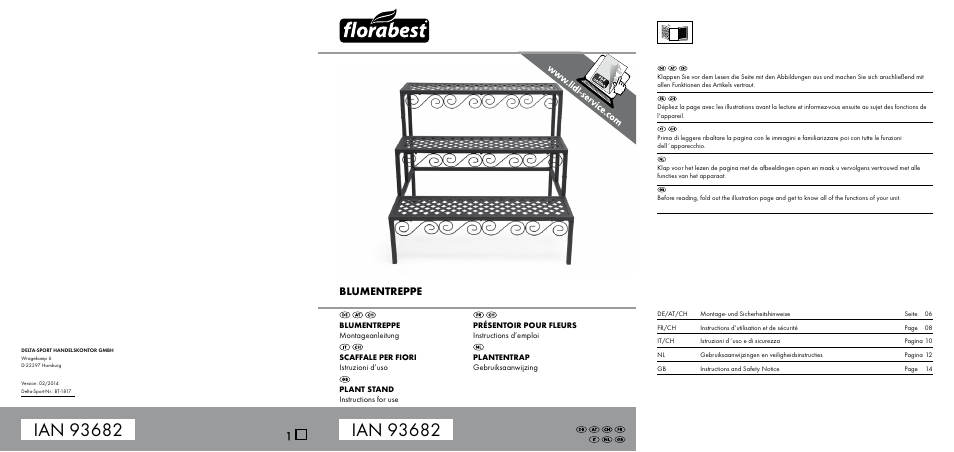 Florabest BT-1817 User Manual | 14 pages