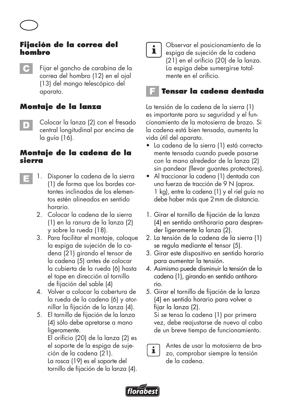 Florabest FHE 550 B2 User Manual | Page 14 / 64