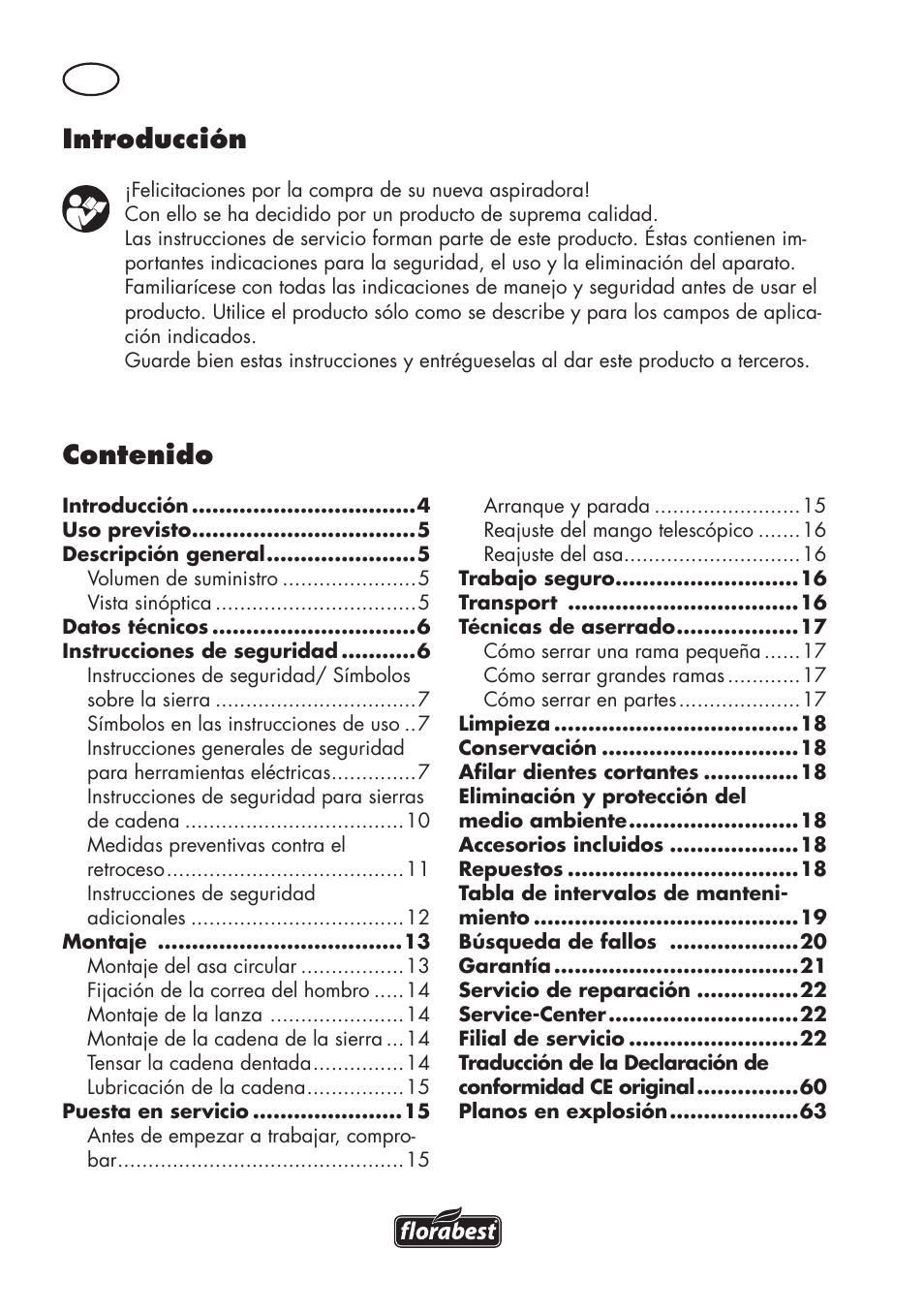 Florabest FHE 550 B2 User Manual | Page 4 / 64