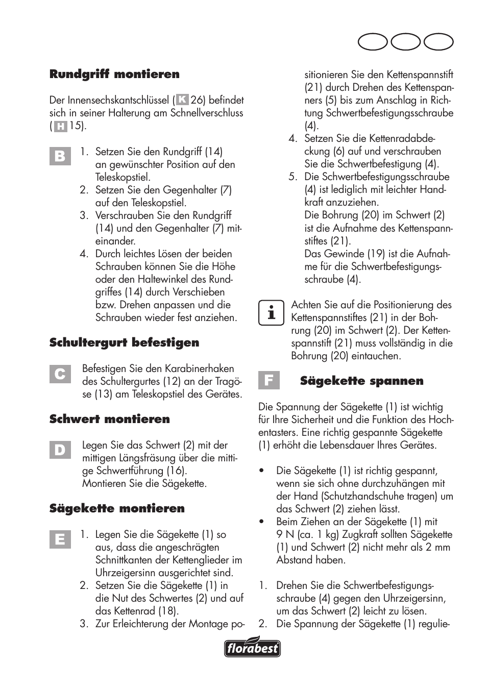 De at ch | Florabest FHE 550 B2 User Manual | Page 51 / 64