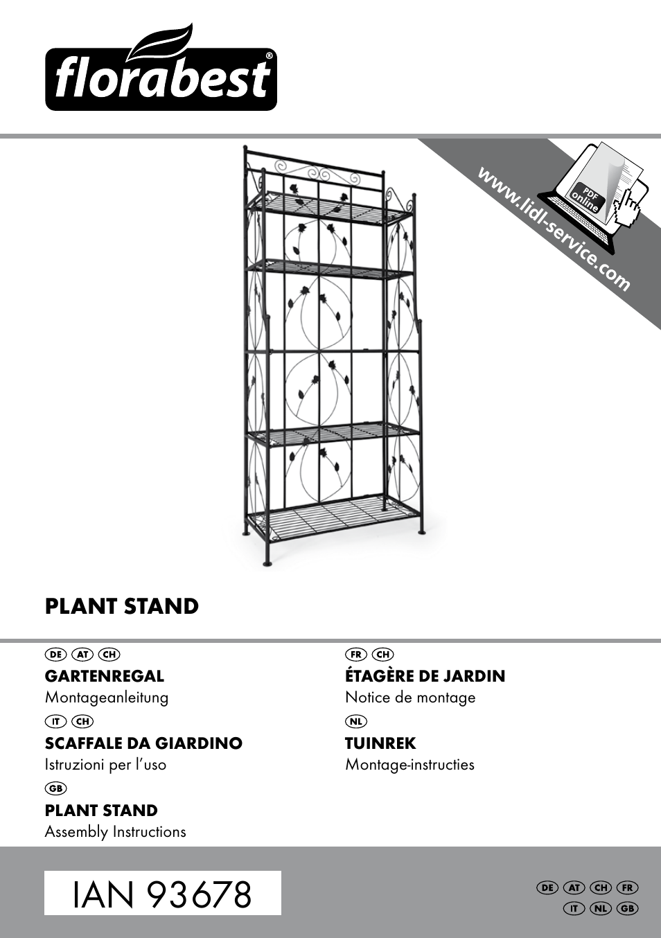Florabest GR-1809 User Manual | 16 pages