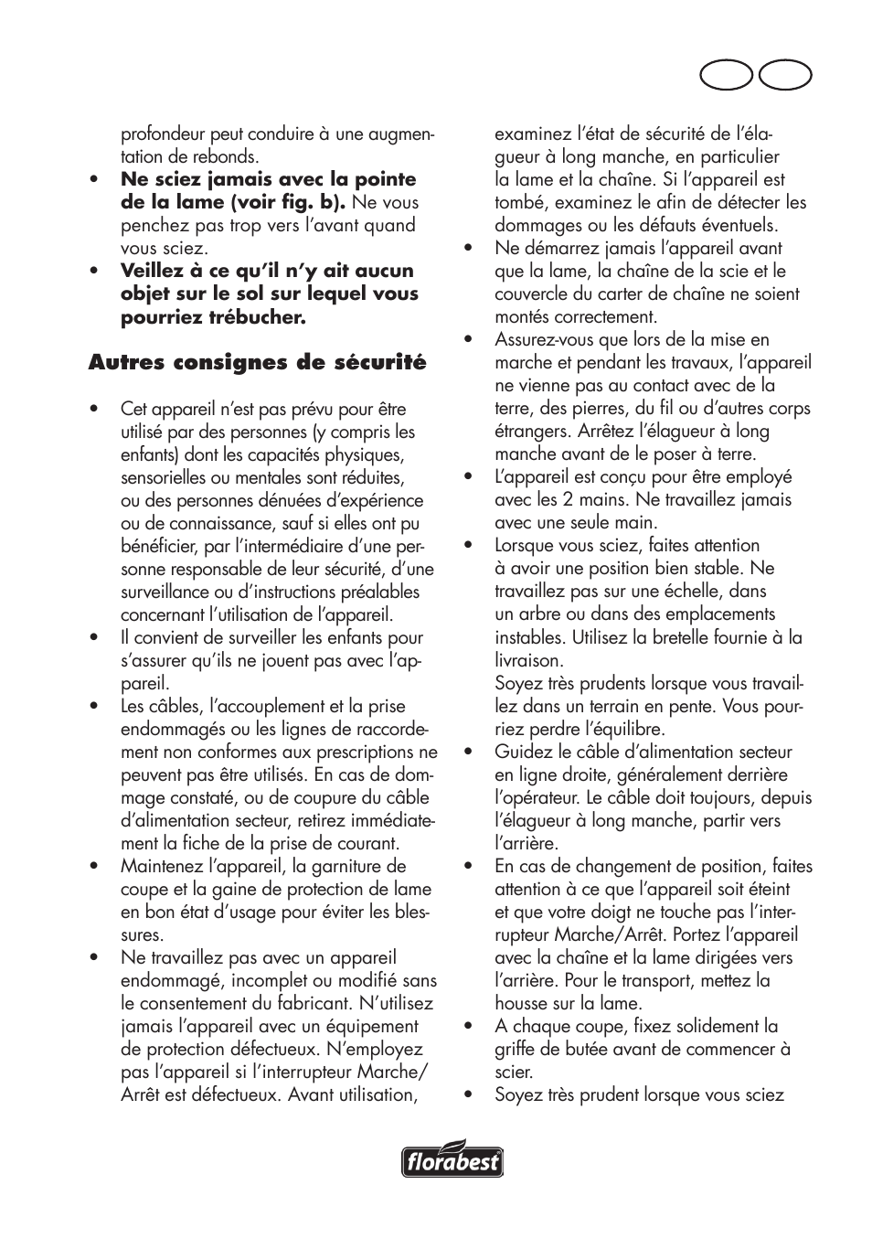 Fr be | Florabest FHE 550 B2 User Manual | Page 13 / 84