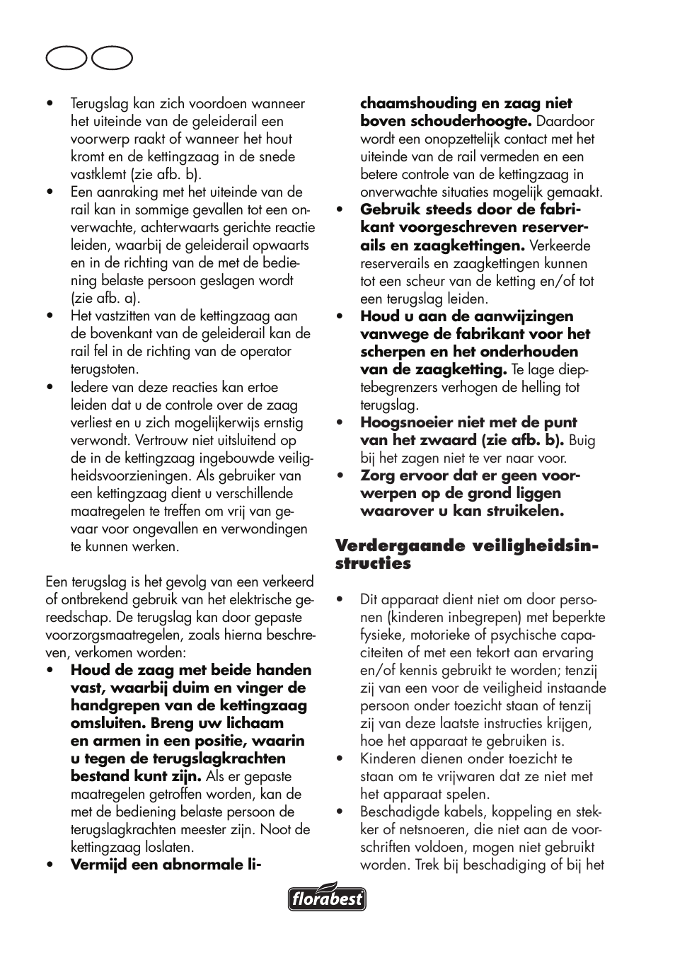 Nl be | Florabest FHE 550 B2 User Manual | Page 32 / 84