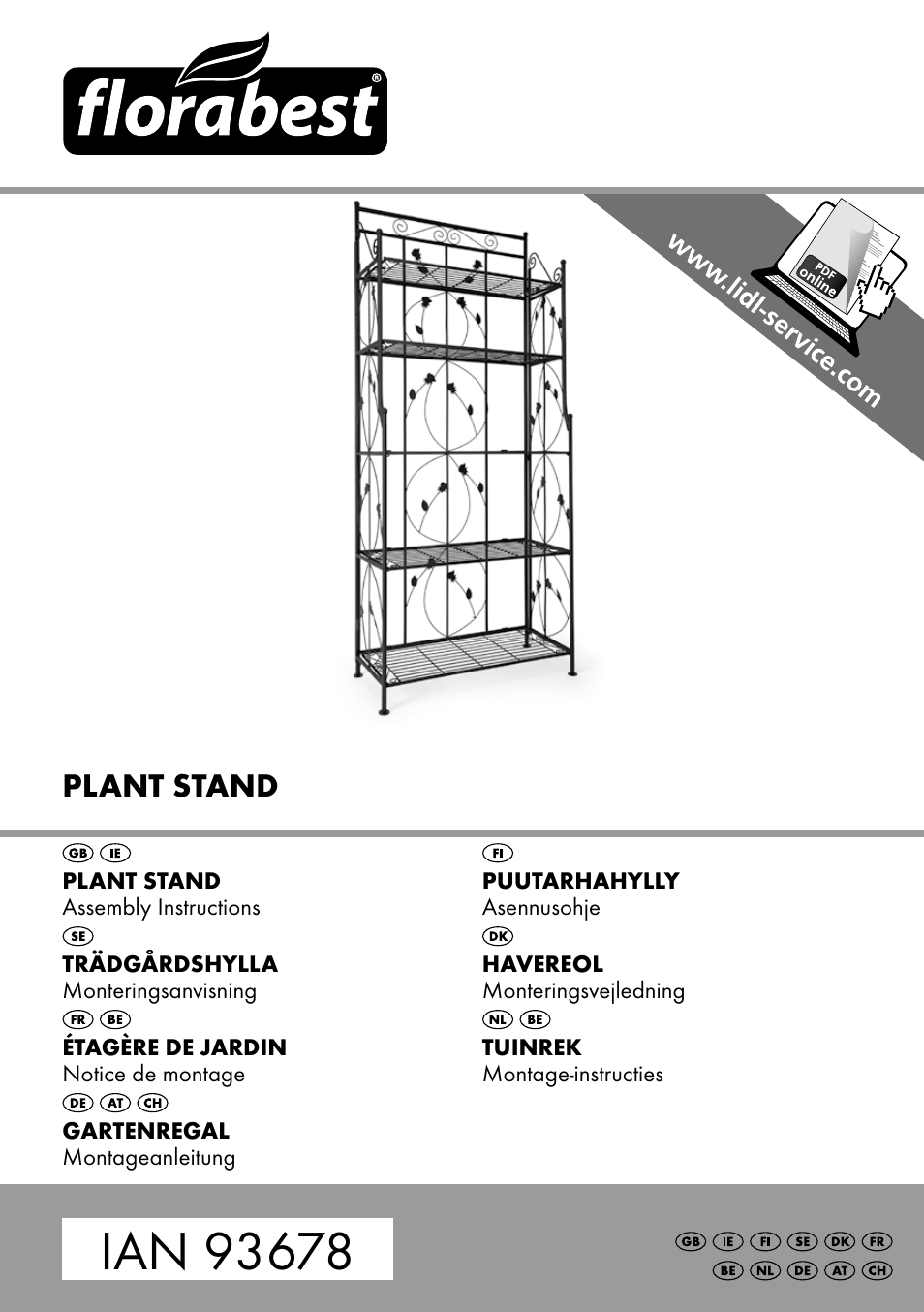 Florabest GR-1809 User Manual | 20 pages