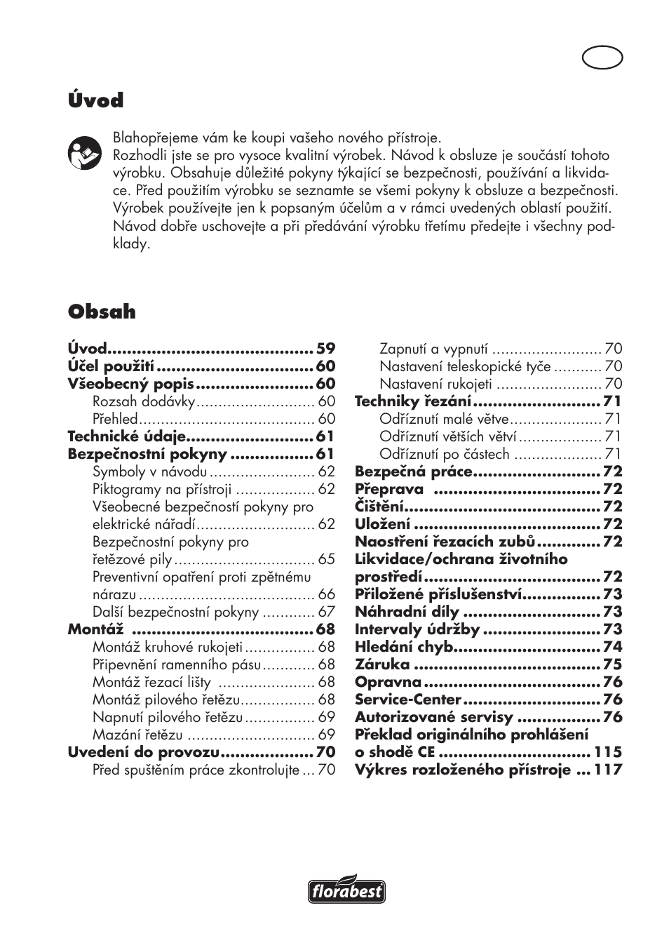 Florabest FHE 550 B2 User Manual | Page 59 / 120