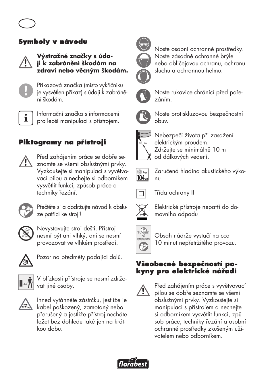 Florabest FHE 550 B2 User Manual | Page 62 / 120