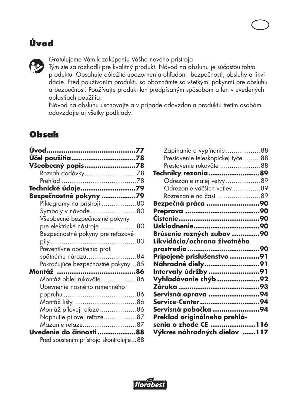 Florabest FHE 550 B2 User Manual | Page 77 / 120