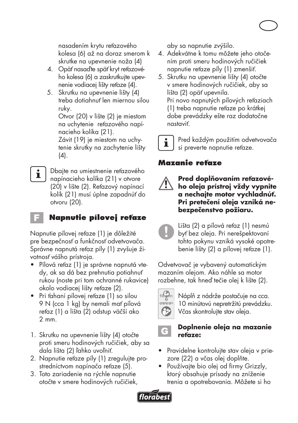 Florabest FHE 550 B2 User Manual | Page 87 / 120
