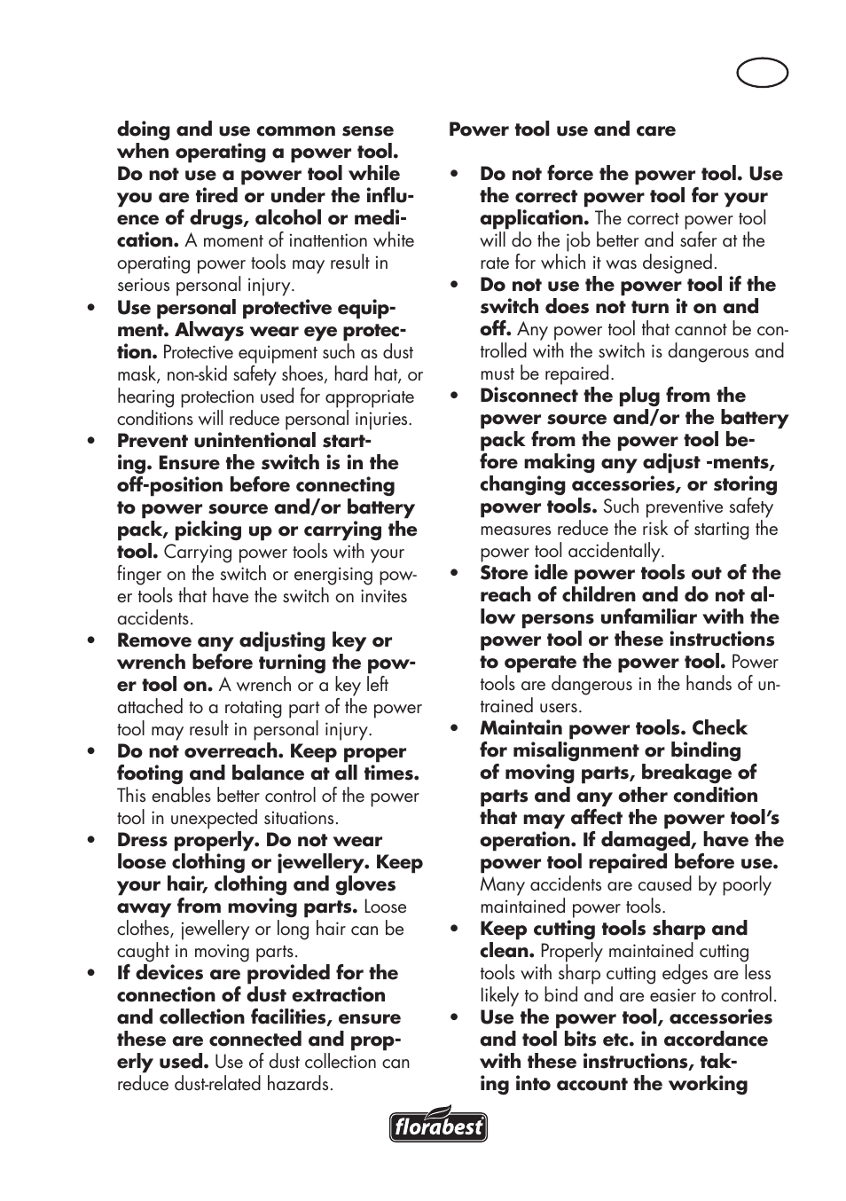 Florabest FHE 550 B2 User Manual | Page 9 / 120