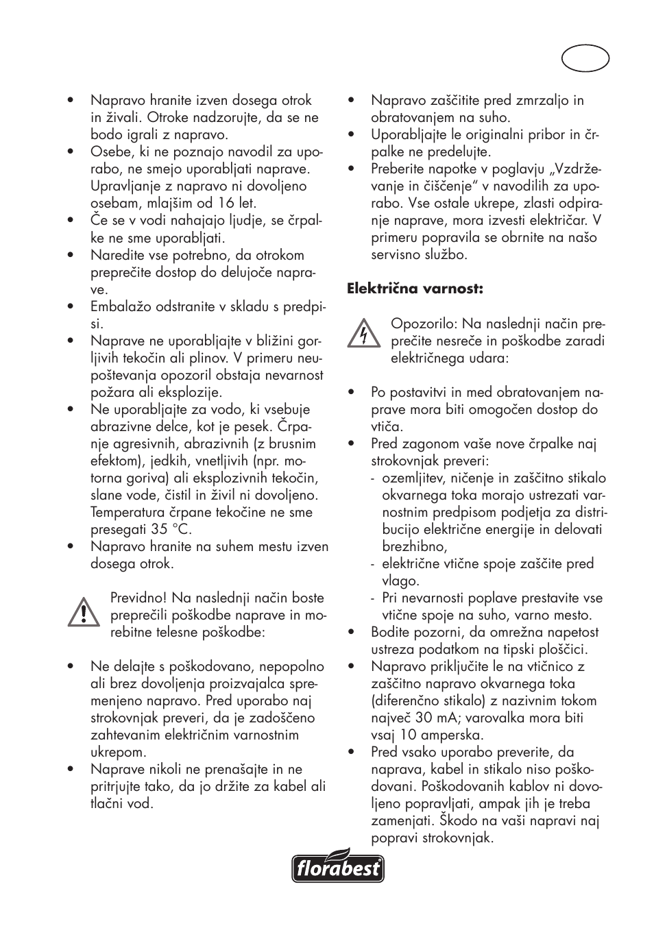Florabest FGPS 1100 B2 User Manual | Page 15 / 56