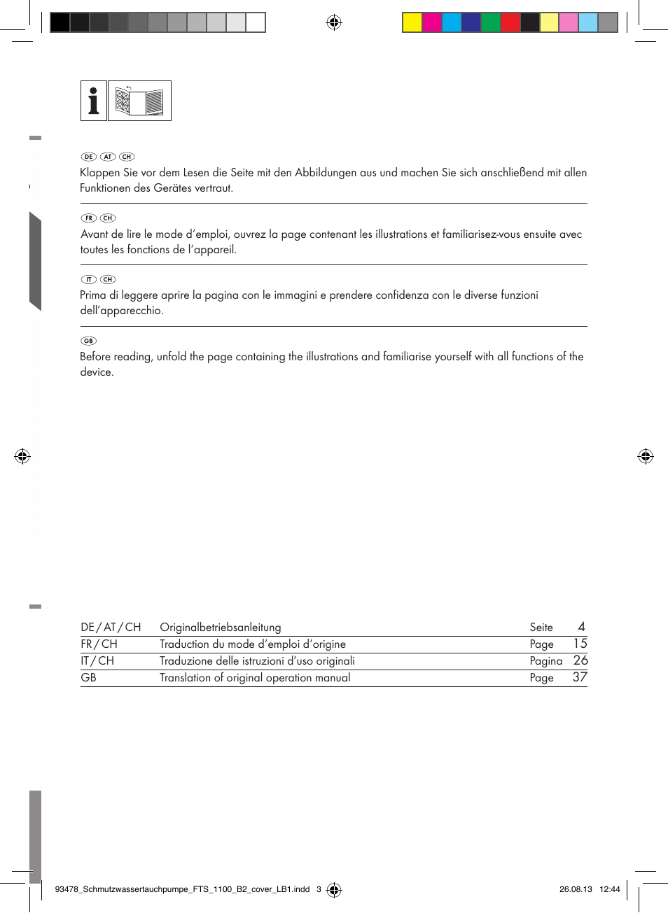 Florabest FTS 1100 B2 User Manual | Page 2 / 50