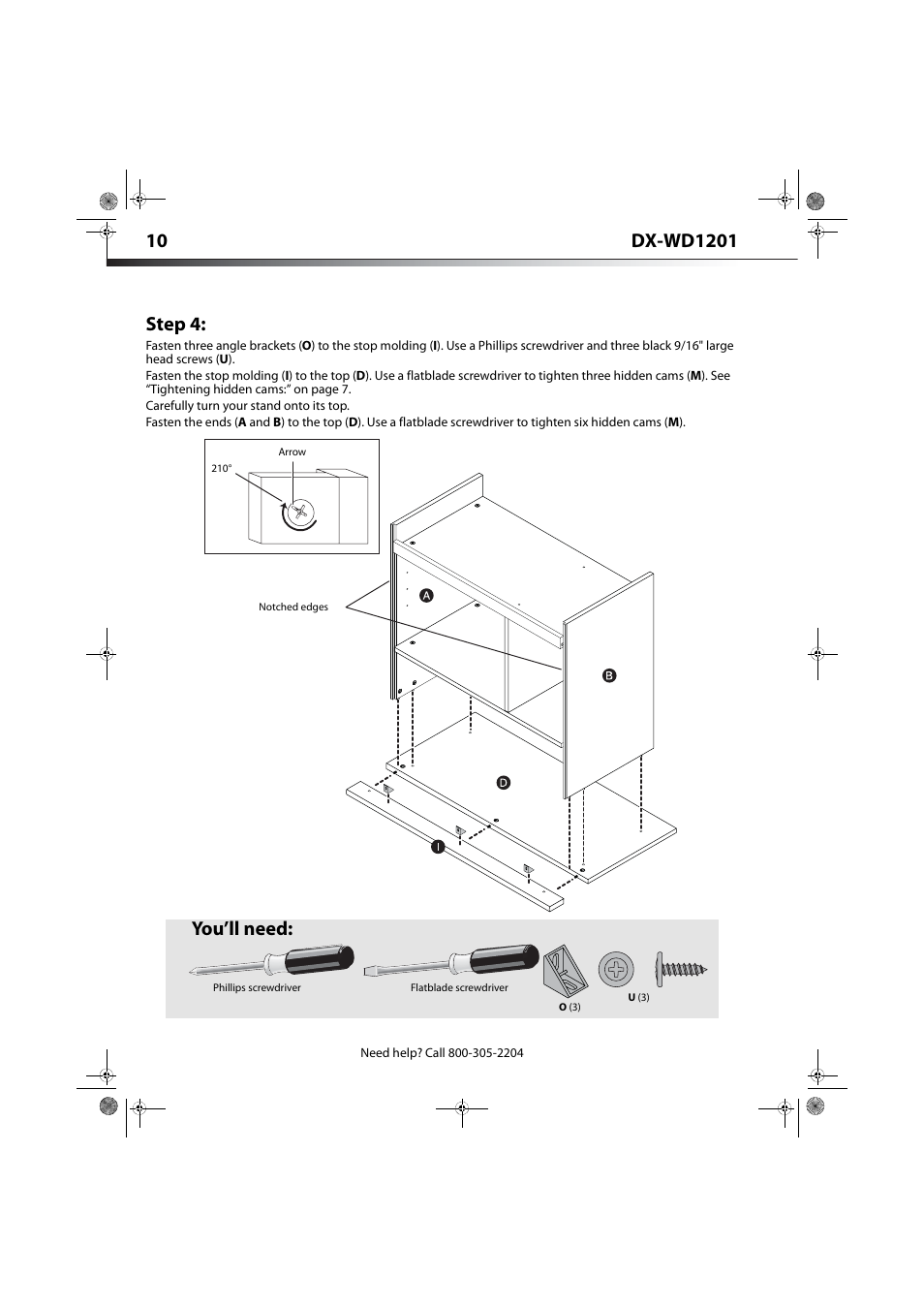 Step 4, You’ll need | Dynex DX-WD1201 User Manual | Page 10 / 15