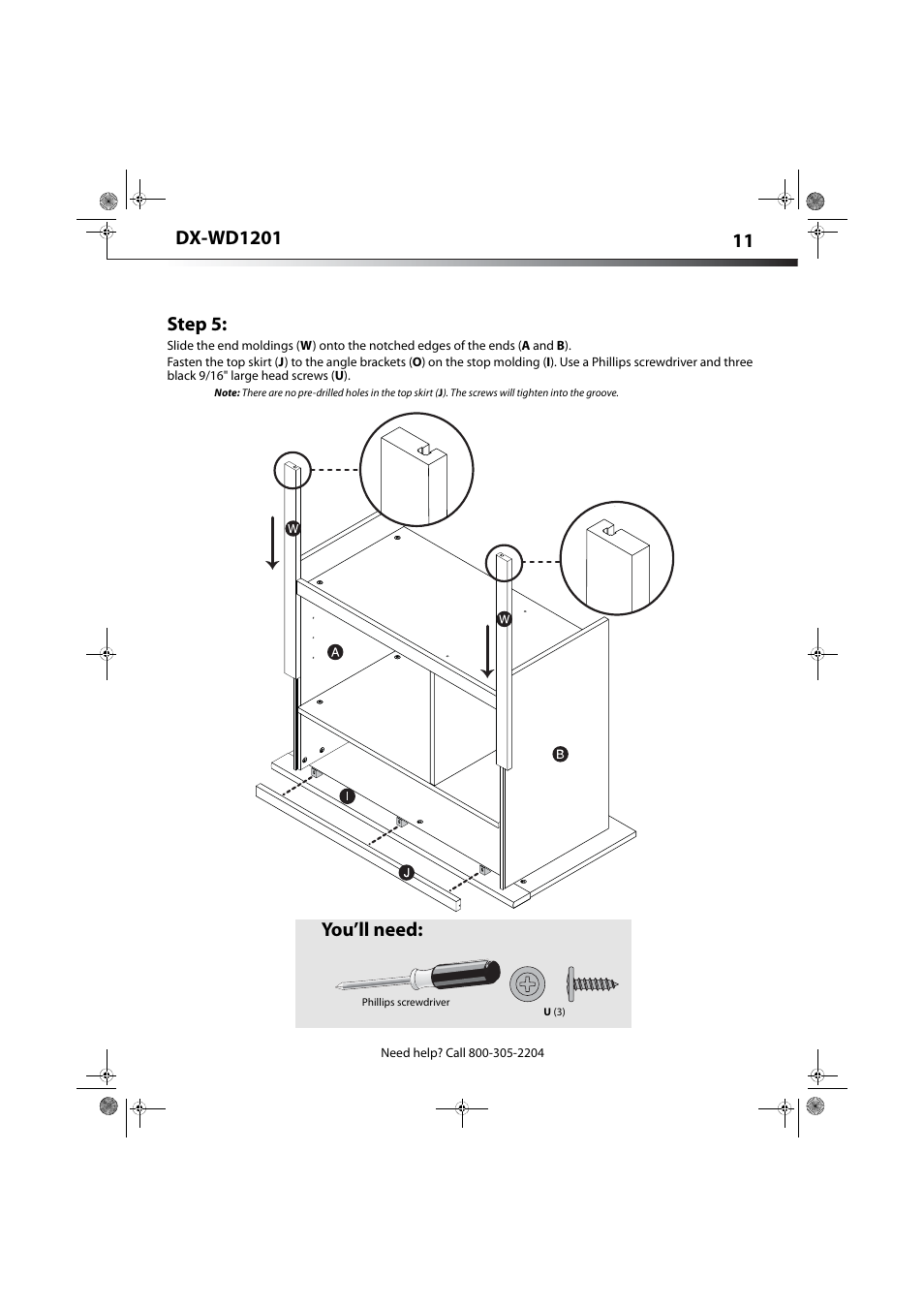 Step 5, You’ll need | Dynex DX-WD1201 User Manual | Page 11 / 15