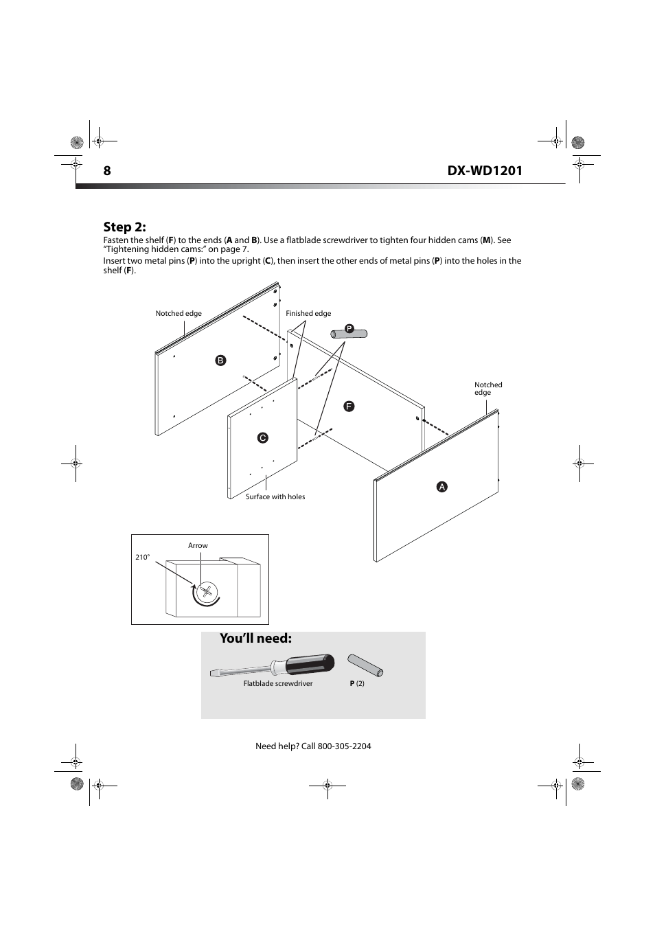 Step 2, You’ll need | Dynex DX-WD1201 User Manual | Page 8 / 15