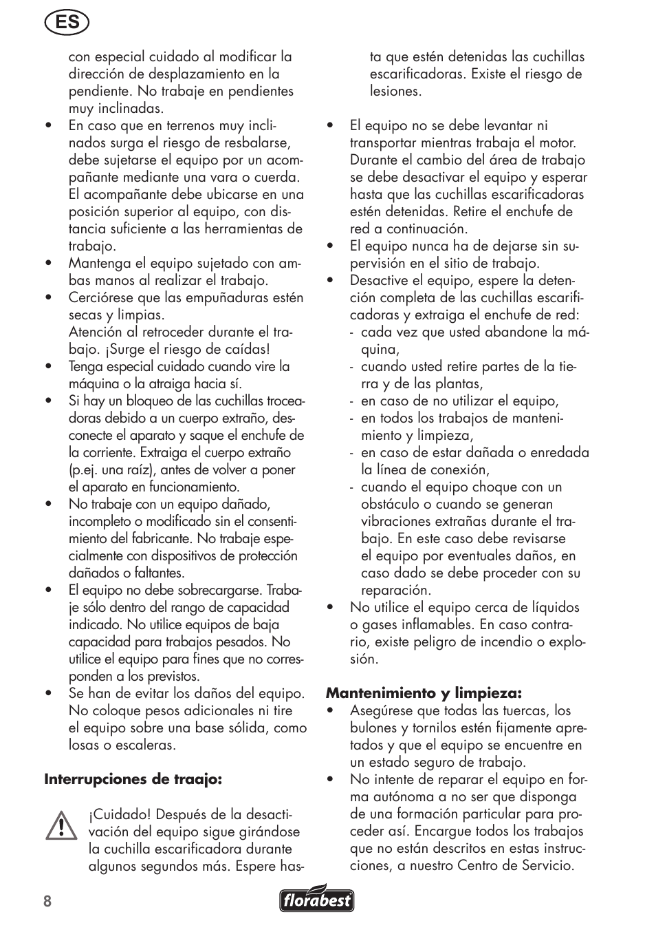 Florabest FGH 710 A1 User Manual | Page 8 / 68