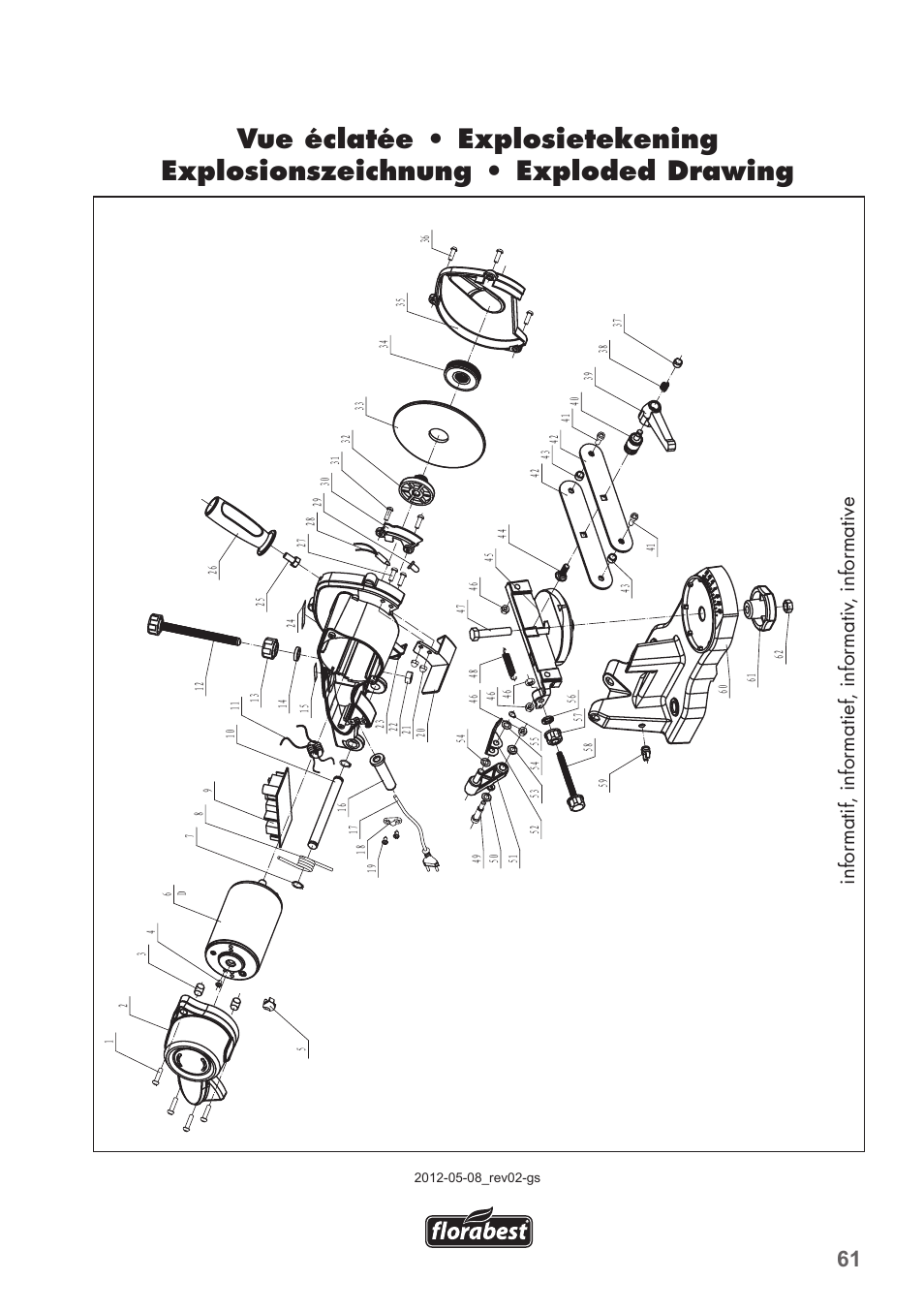Florabest FSG 85 B1 User Manual | Page 61 / 64